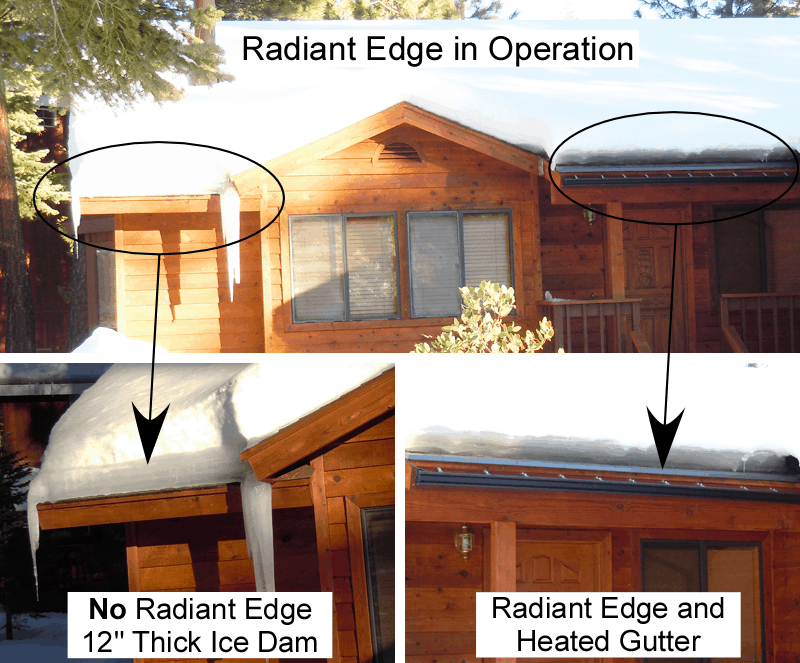 Roof Ice Melting Systems Great Lakes Seamless Gutters N. Michigan